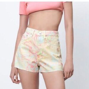 Zara Pastel Tie-Dye Women's Shorts